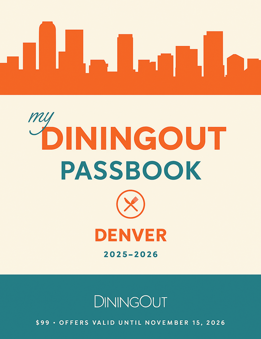 DiningOut Passbook Printed Book Cover Image